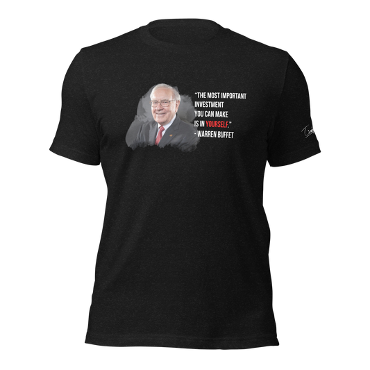 Warren Buffet "You Are The Most Important Investment" Men's T-Shirt