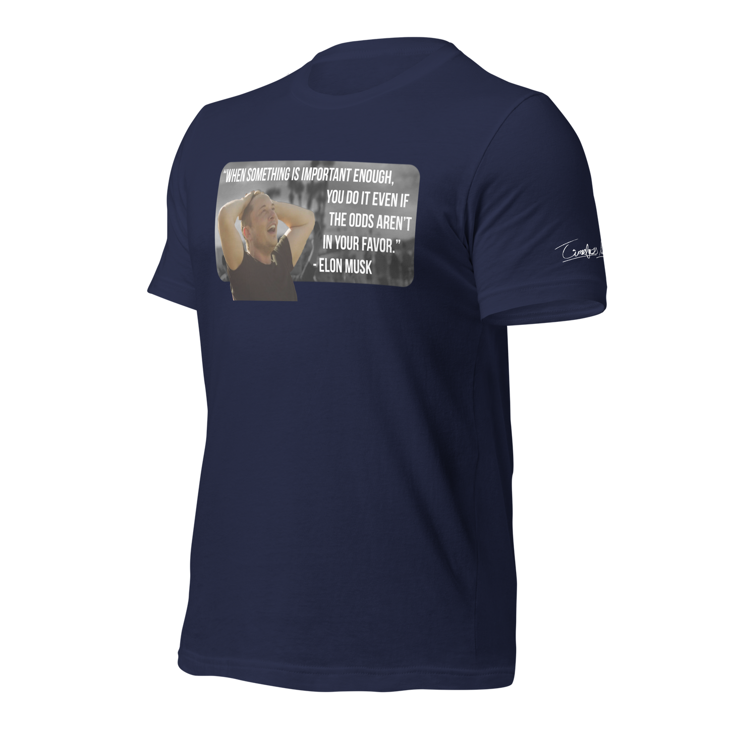 Elon Musk "When Something Is Important" Men's T-Shirt